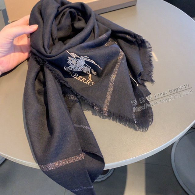 Burberry新品經典巴格羊絨圍巾 巴寶莉2021新款小格紋女士圍巾  mmj1590